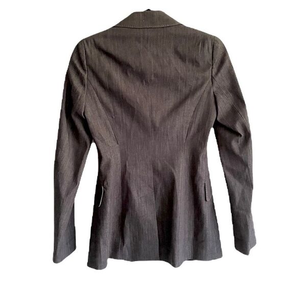 KAREN MILLEN Tailored Denim Cotton Blazer Vest Blue 4 - Picture 4 of 13